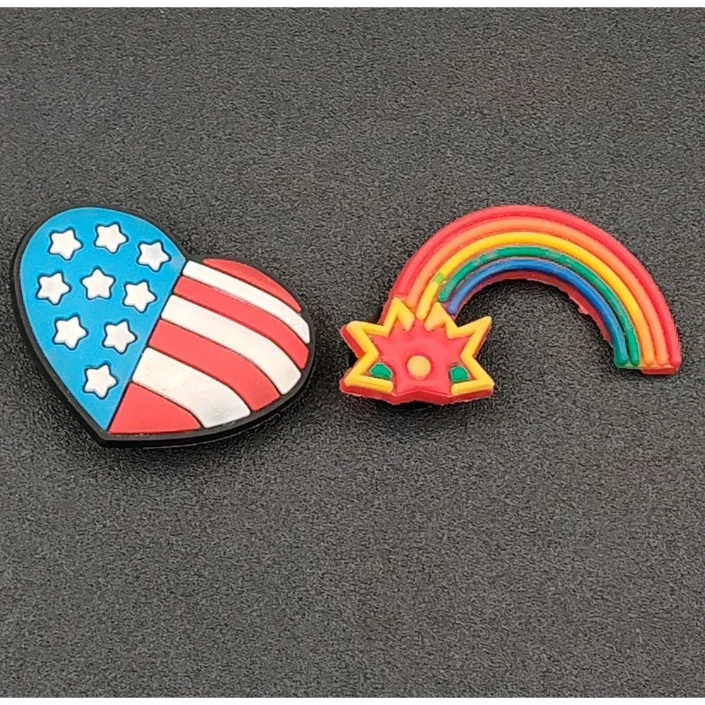 Set-4 Cartoon Shoe Charms Cute Characters‎ Fits Shoes Wristband Accessories 📸👀